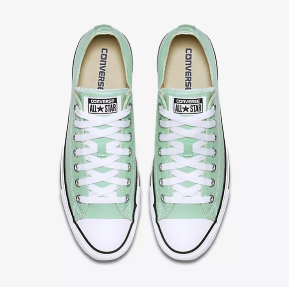 Converse Shoes - Converse Chuck Taylor Low Top Mint Green Shoes 8